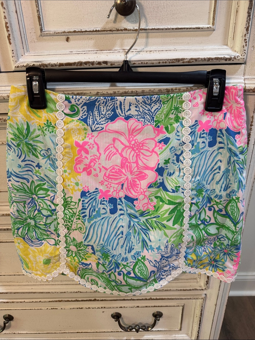 Lilly Pulitzer Patchwork Skort Sz 2 VGUC